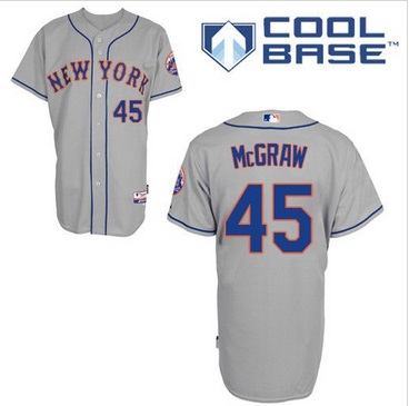 New York Mets #45 Tug McGraw Gray Road Cool Base Stitched Baseball Jersey DingZhi,We sell and wholesale New York Mets #45 Tug McGraw Gray Road Cool Base Stitched Baseball Jersey DingZhi on line form chian!